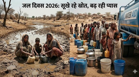 Water Crisis: सूखते स्रोत, बढ़ती प्यास और खतरे में भविष्य | जल दिवस 2026 पर विशेष